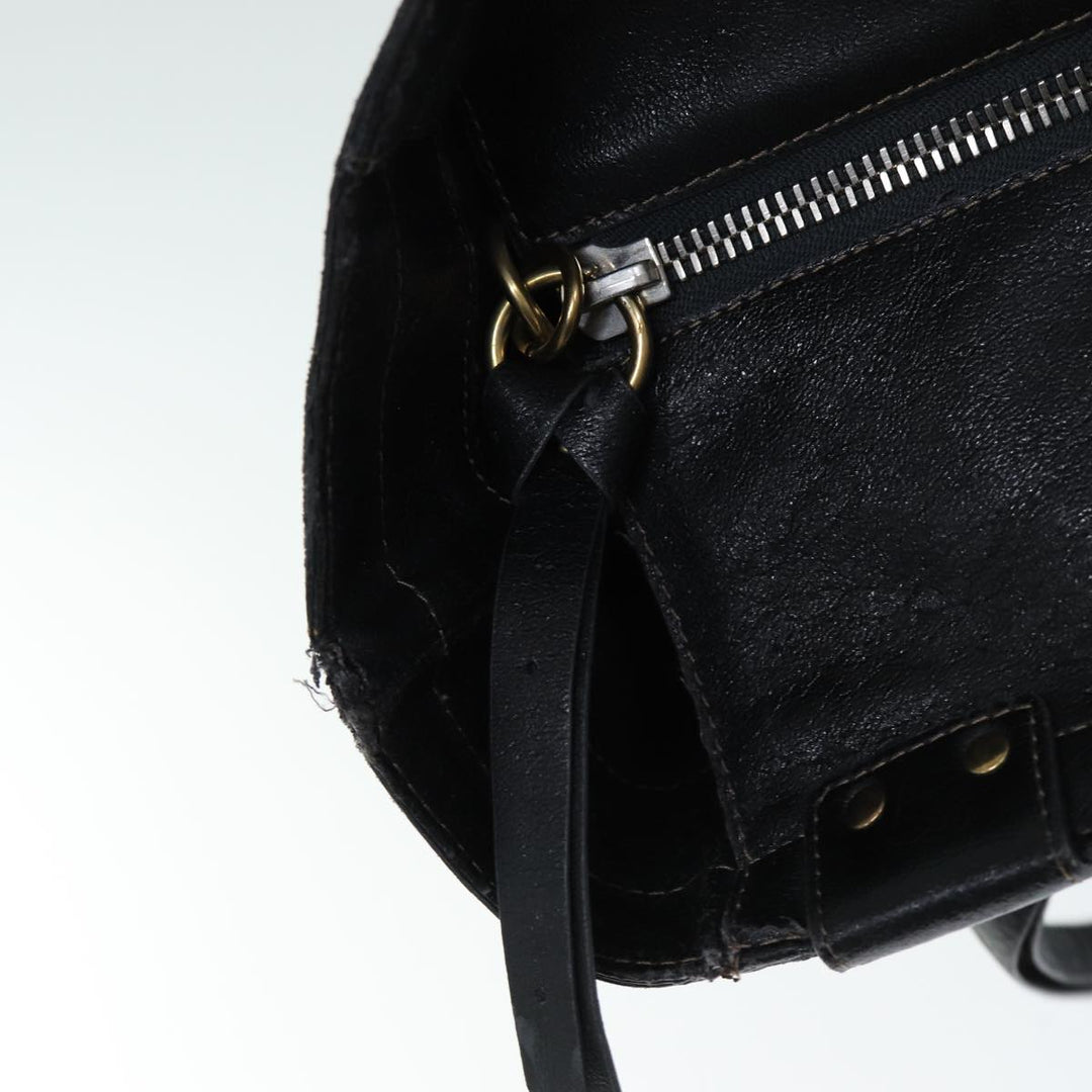 Chloe Hand Bag Leather Black bs14492