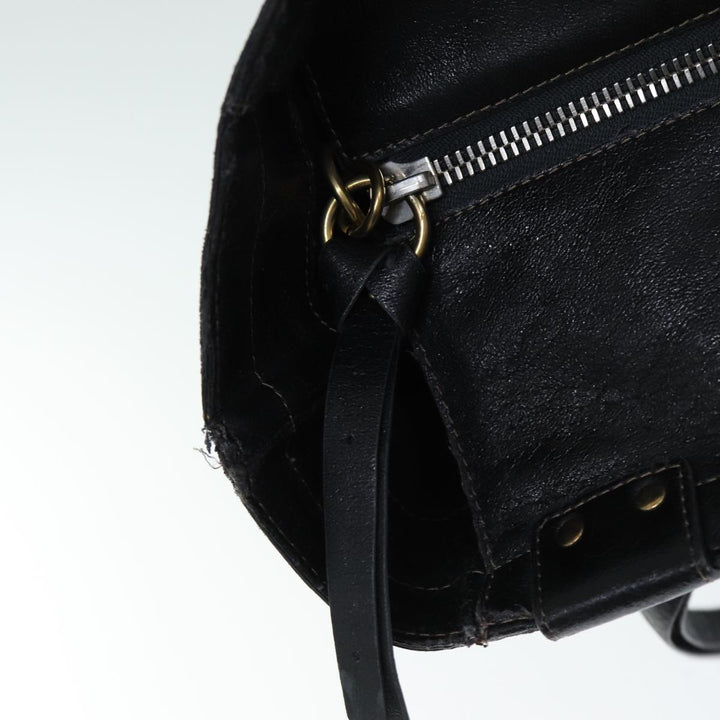 Chloe Hand Bag Leather Black bs14492