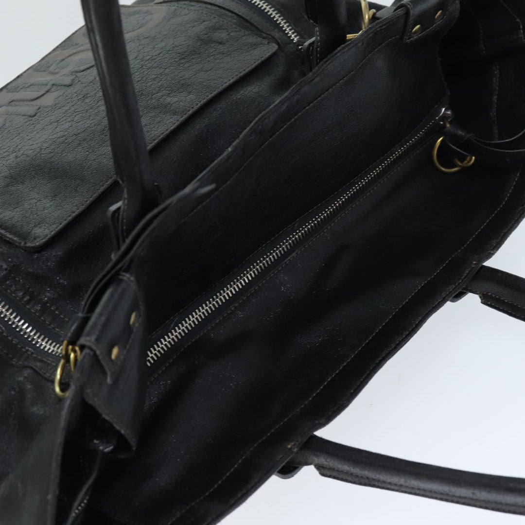 Chloe Hand Bag Leather Black bs14492
