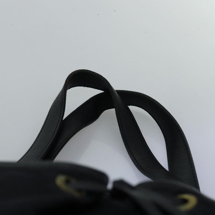 Burberry Blue Label Tote Bag Nylon Black Auth bs14565