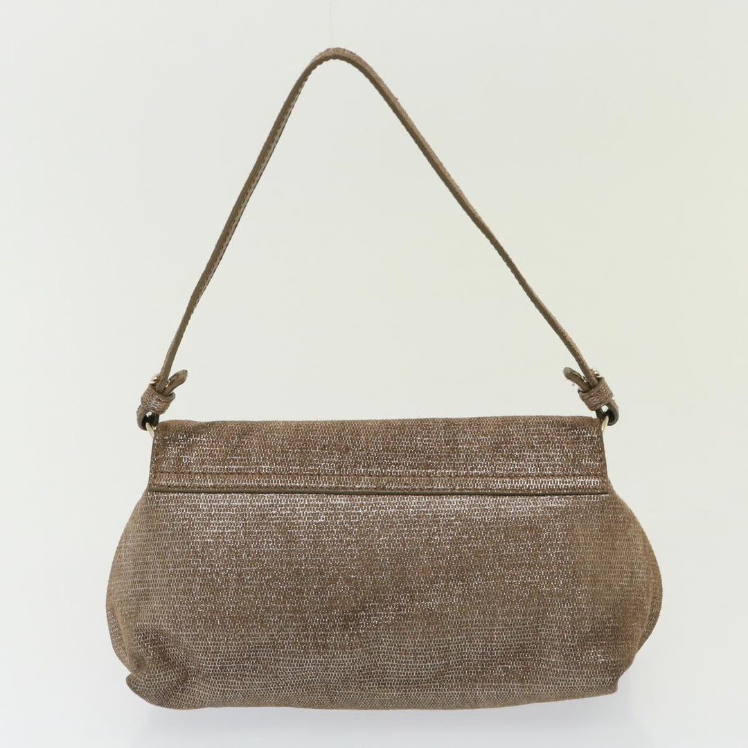 Chloe Shoulder Bag Leather 2Set Silver Brown bs14599