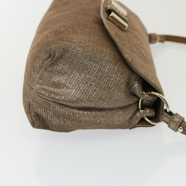 Chloe Shoulder Bag Leather 2Set Silver Brown bs14599