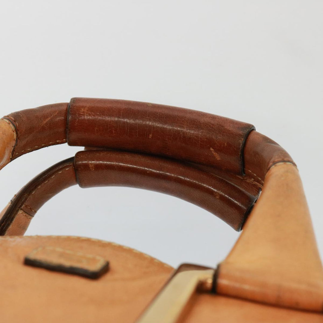 Chloe Shoulder Bag Leather 2Set Silver Brown bs14599