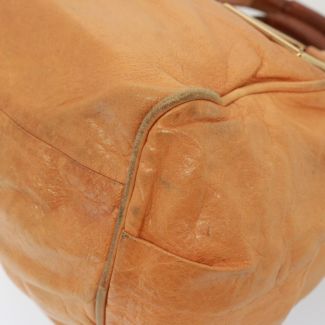 Chloe Shoulder Bag Leather 2Set Silver Brown bs14599
