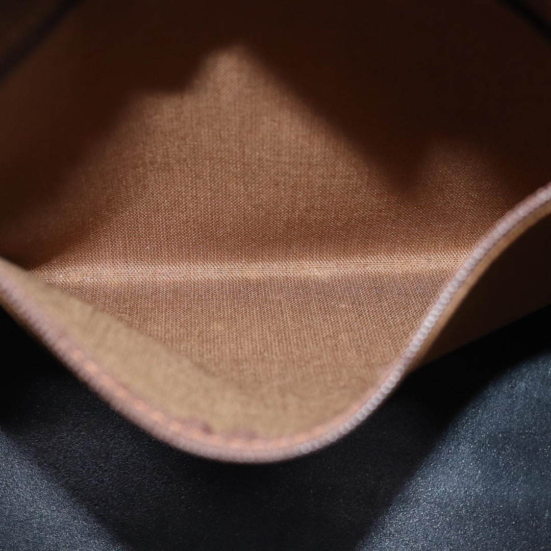 Top Quality BurberrySs Nova Check Hand Bag Canvas Beige Auth bs14688