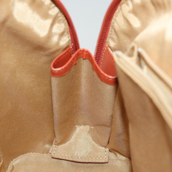 Top Quality Burberry Nova Check Hand Bag Canvas Beige Auth bs14736