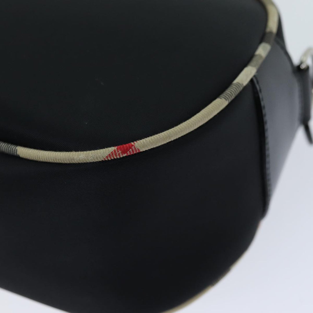 Burberry Hand Bag Nylon Black Auth bs14801