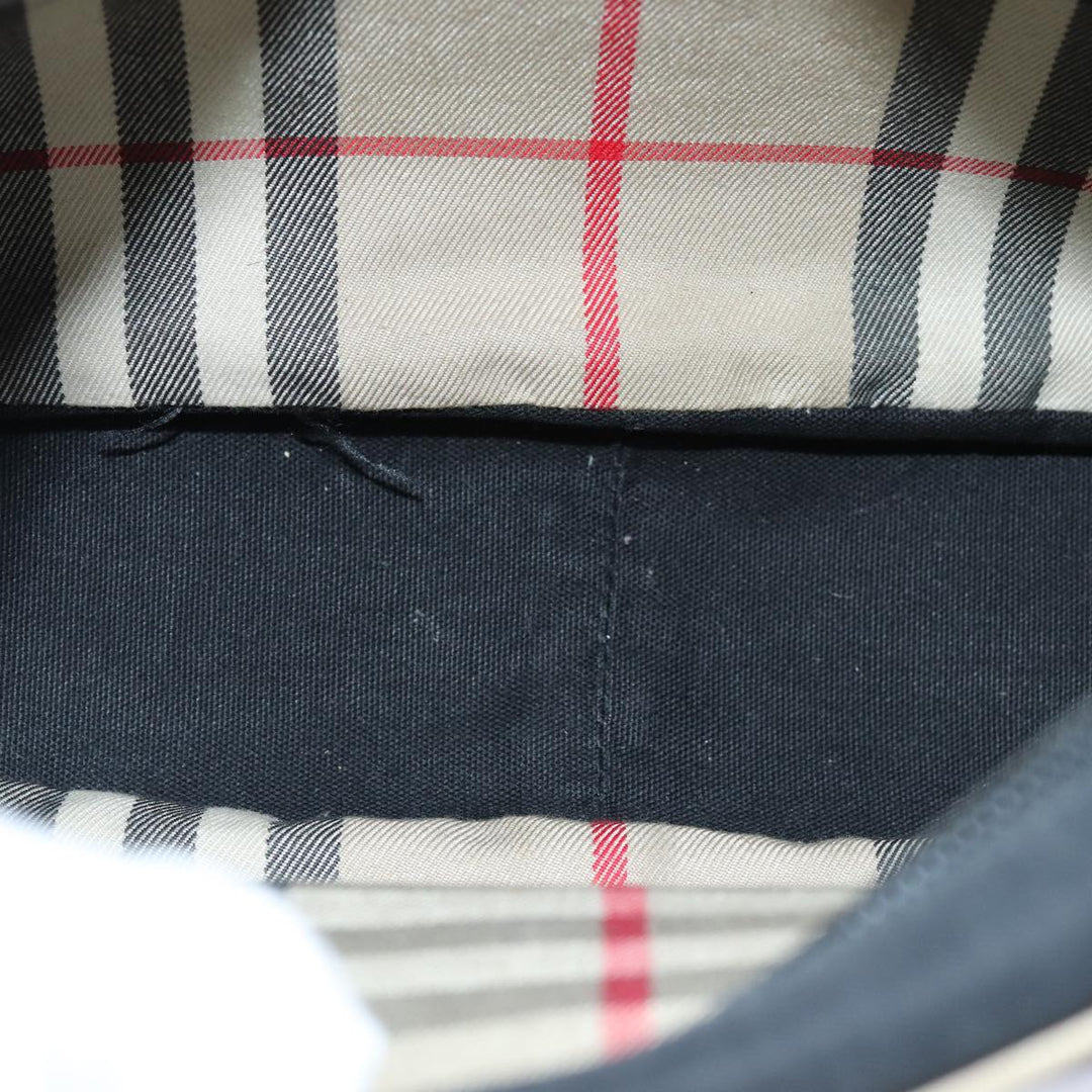 Burberry Hand Bag Nylon Black Auth bs14801