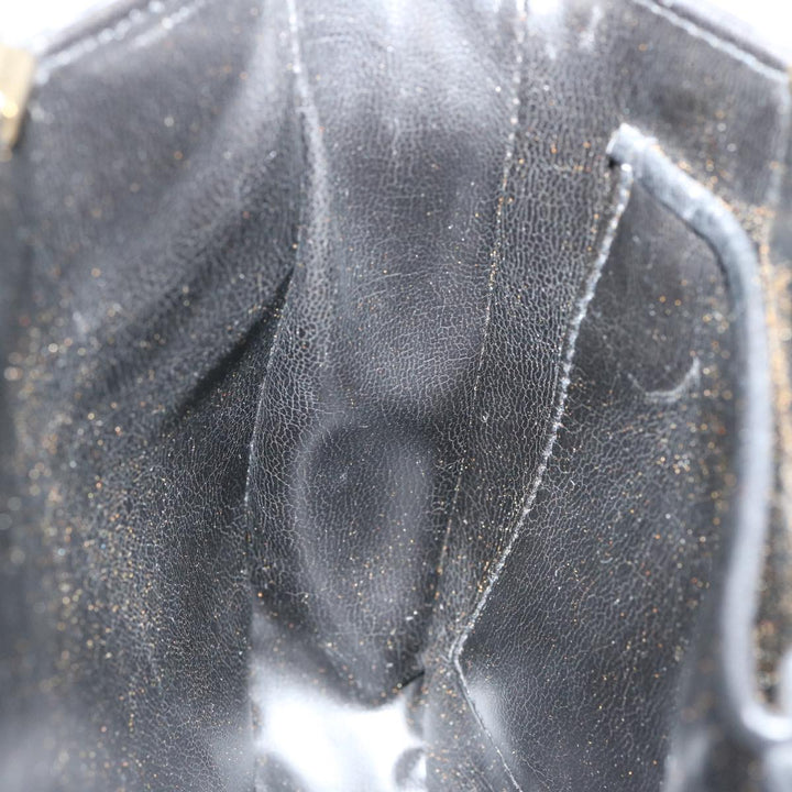 Celine Horse Carriage Shoulder Bag Leather Black  14806