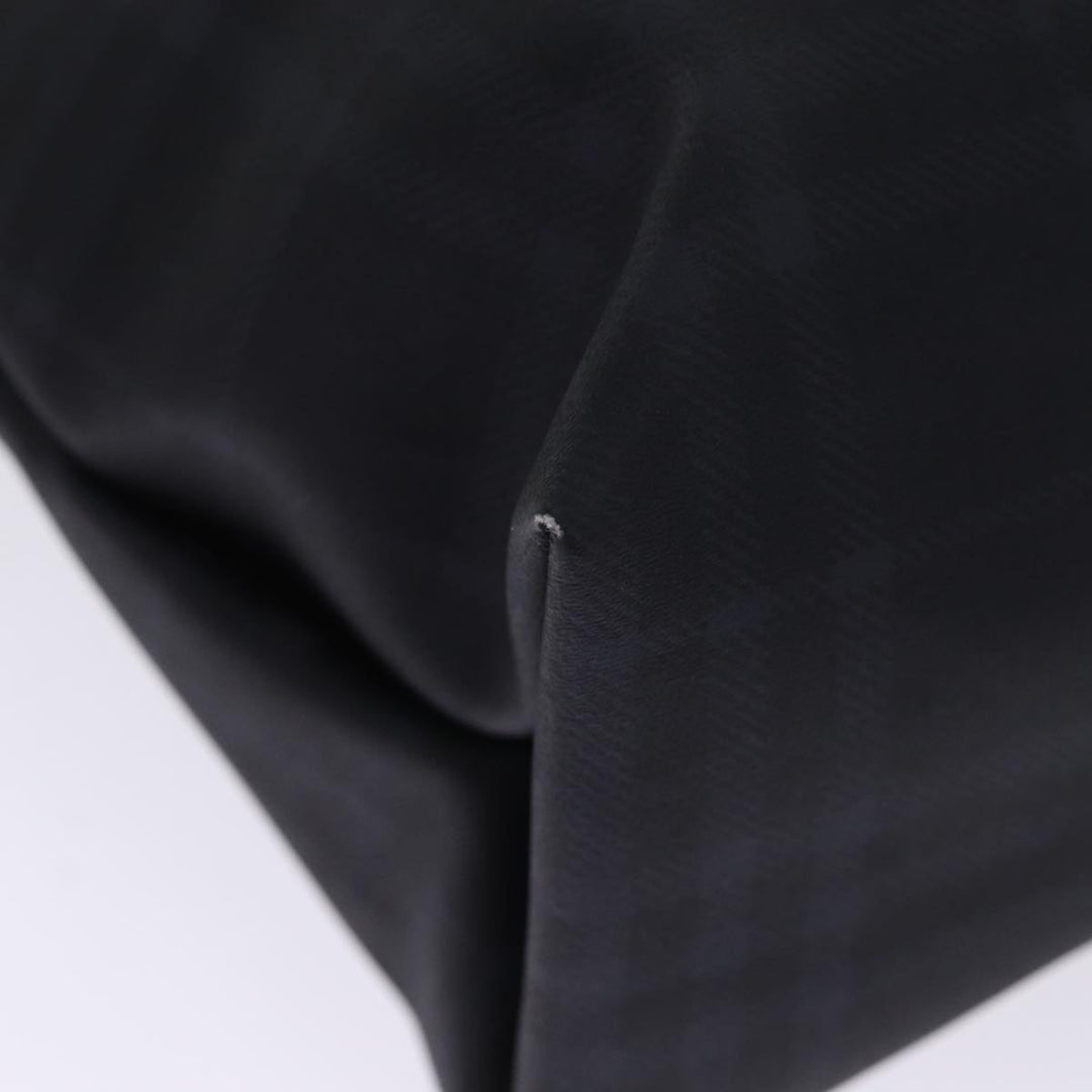 Burberry Nova Check Hand Bag Coated Canvas Black Auth bs14826