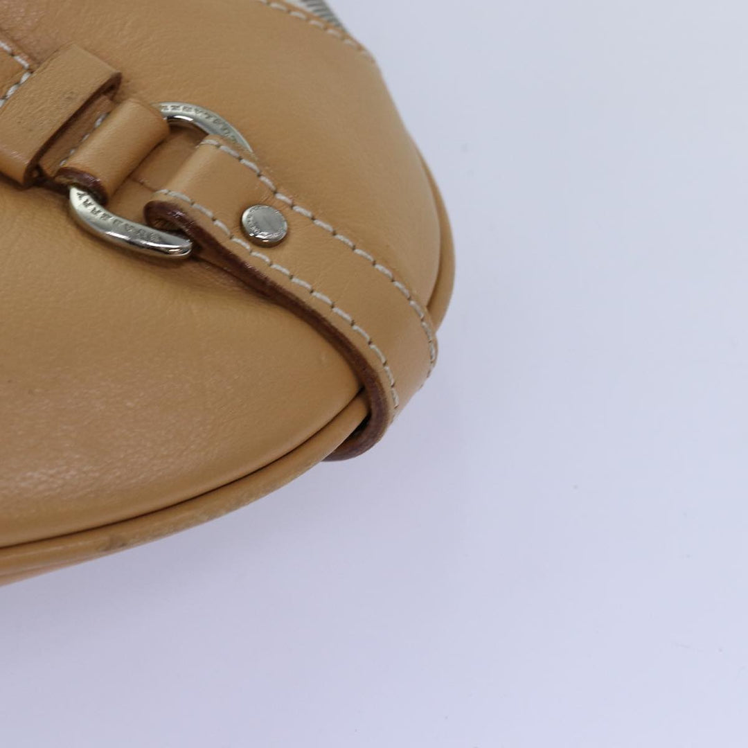 Burberry Nova Check Shoulder Bag Nylon Beige Auth bs14832