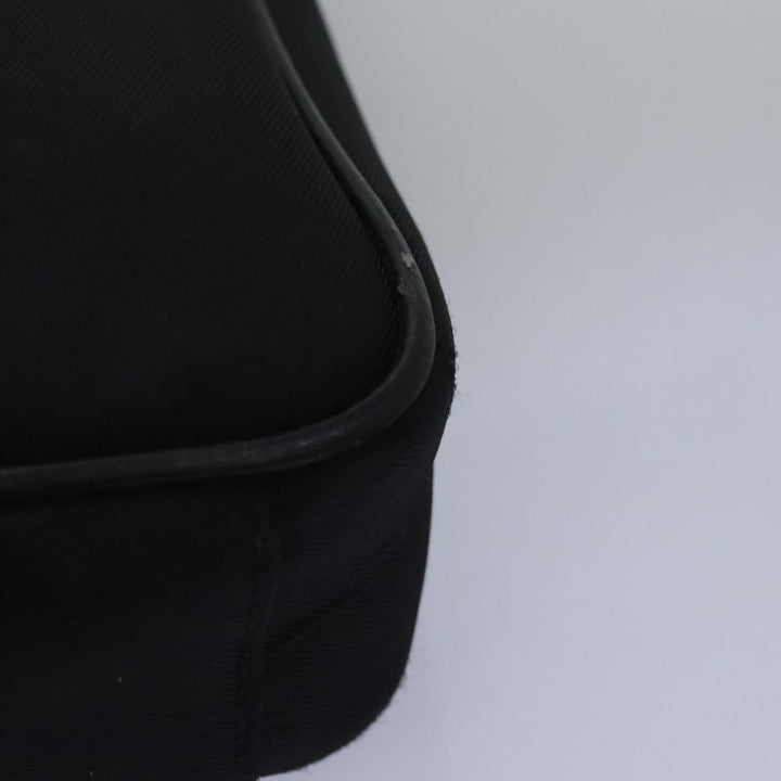 Burberry Nova Check Shoulder Bag Nylon Beige Black Auth bs14923
