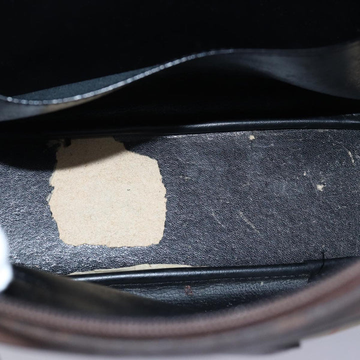 BurberrySs Nova Check Hand Bag Canvas Beige Auth bs14957