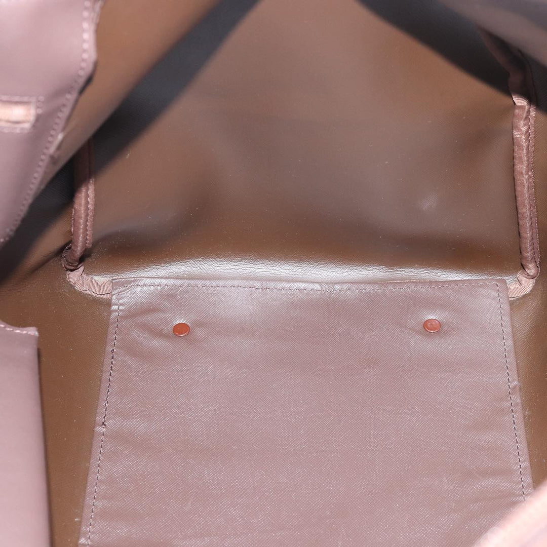 Top Quality BurberrySs Nova Check Boston Bag Canvas Beige Auth bs15037