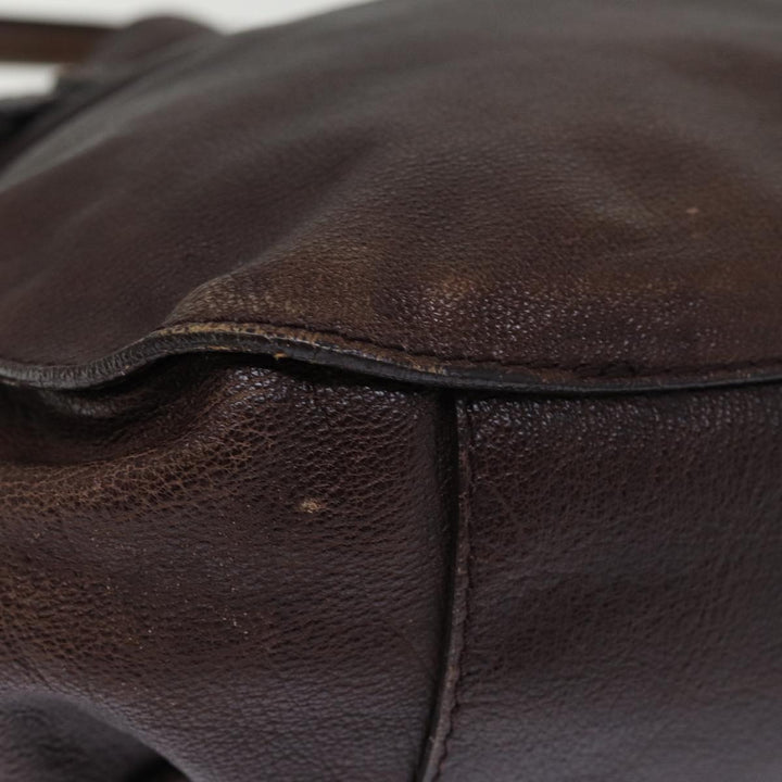 Burberry Shoulder Bag Leather Brown Auth bs15061