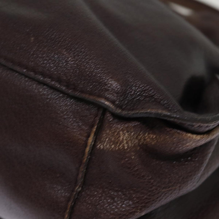Burberry Shoulder Bag Leather Brown Auth bs15061