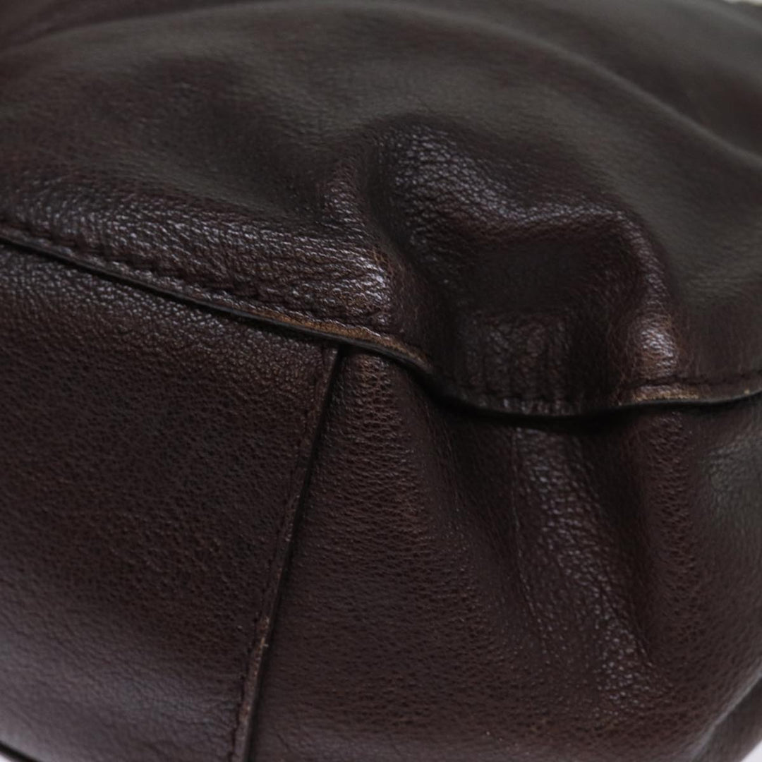 Burberry Shoulder Bag Leather Brown Auth bs15061
