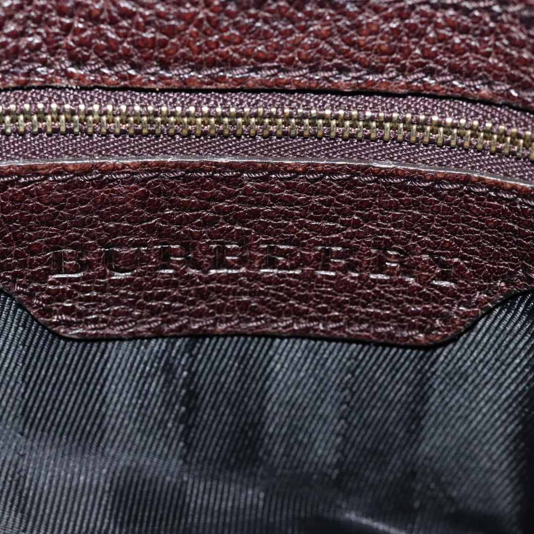 Burberry Shoulder Bag Leather Brown Auth bs15061