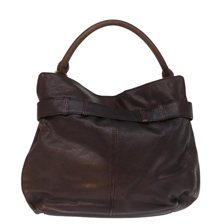 Burberry Shoulder Bag Leather Brown Auth bs15061
