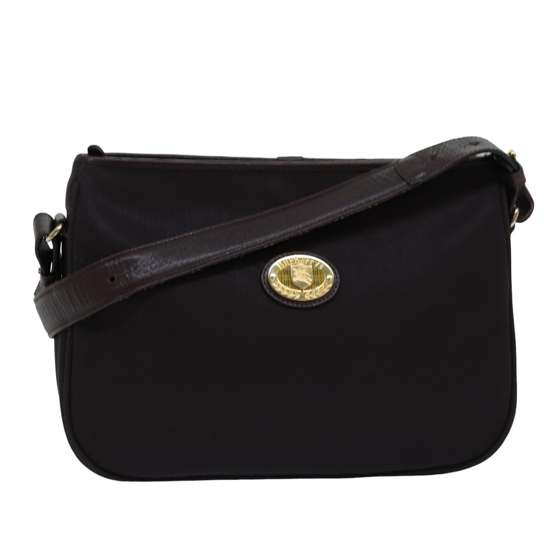 BurberrySs Shoulder Bag PVC Leather Brown Auth bs15062
