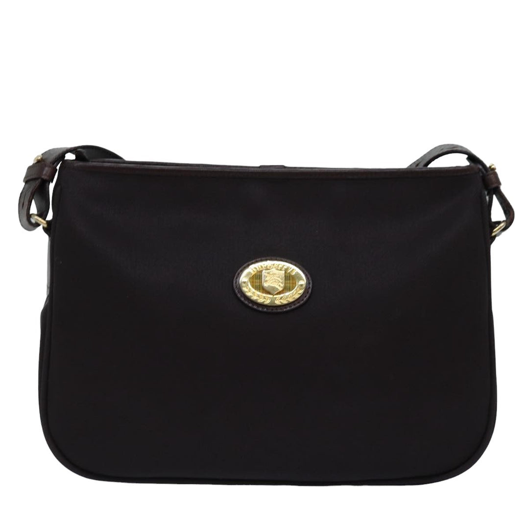 BurberrySs Shoulder Bag PVC Leather Brown Auth bs15062