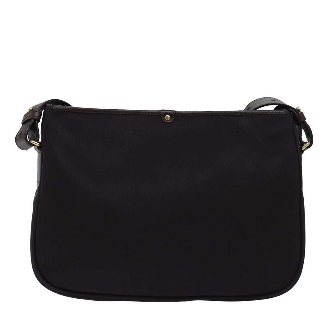 BurberrySs Shoulder Bag PVC Leather Brown Auth bs15062