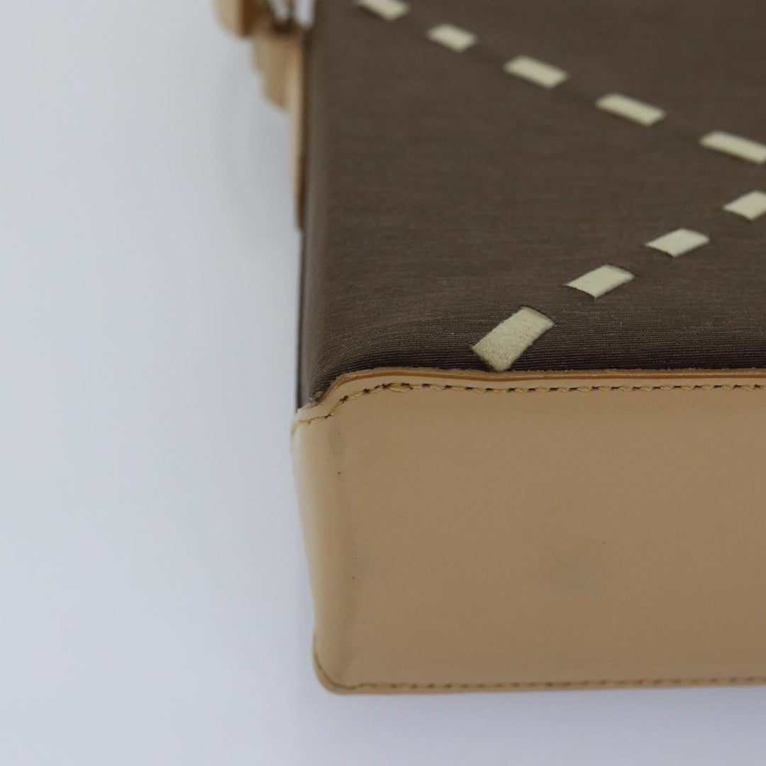 Burberry Hand Bag Canvas Brown Auth bs15077