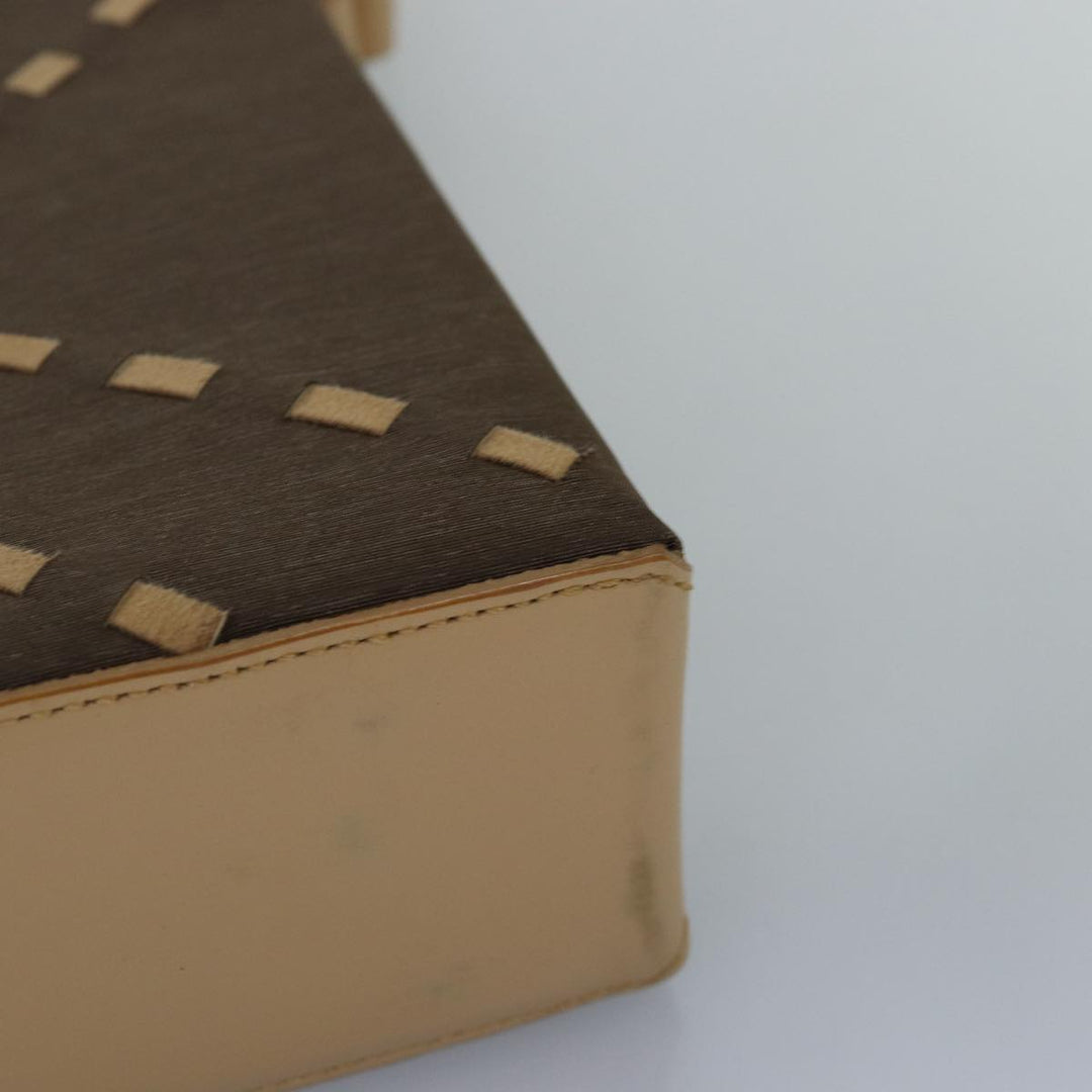 Burberry Hand Bag Canvas Brown Auth bs15077