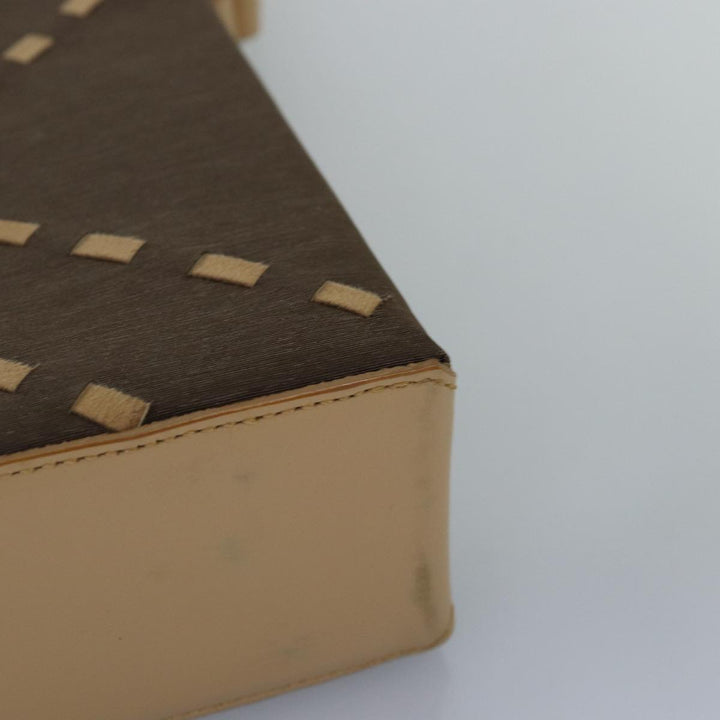 Burberry Hand Bag Canvas Brown Auth bs15077