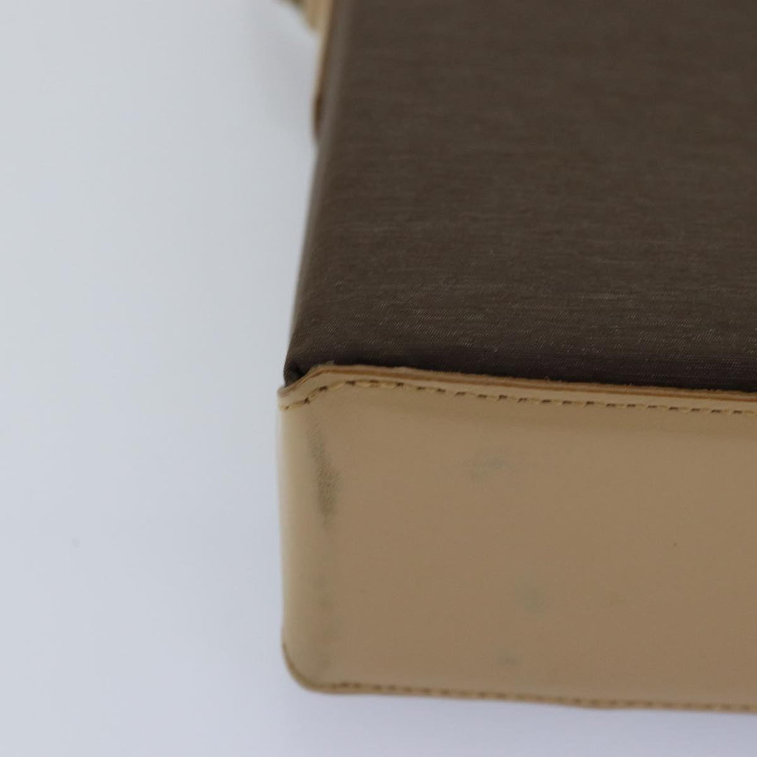Burberry Hand Bag Canvas Brown Auth bs15077