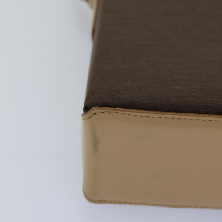 Burberry Hand Bag Canvas Brown Auth bs15077