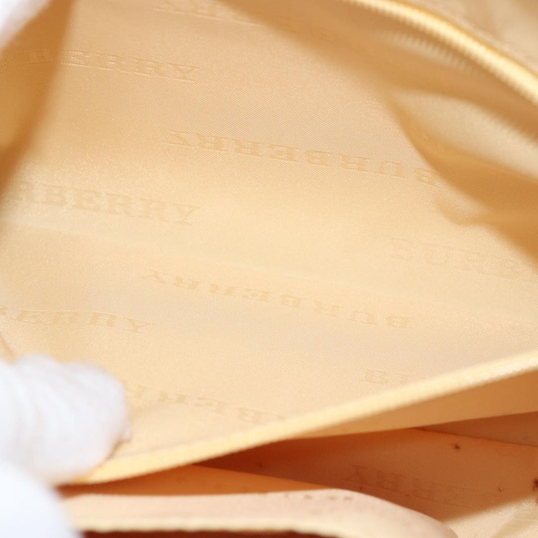 Burberry Hand Bag Canvas Brown Auth bs15077