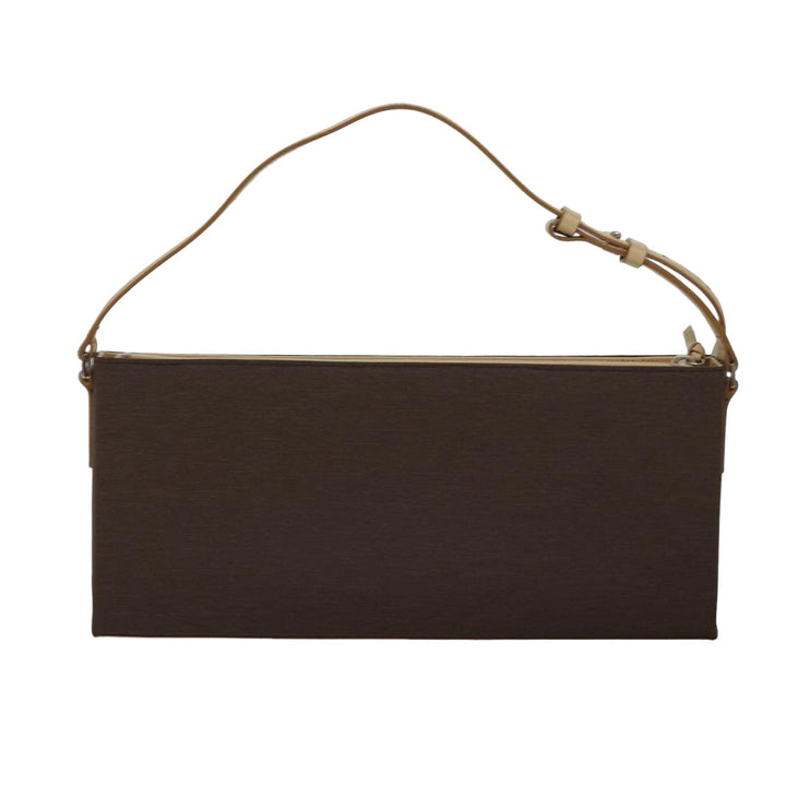 Burberry Hand Bag Canvas Brown Auth bs15077