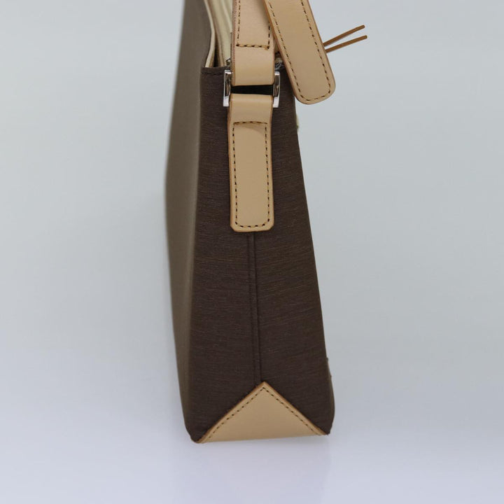 Burberry Hand Bag Canvas Brown Auth bs15077
