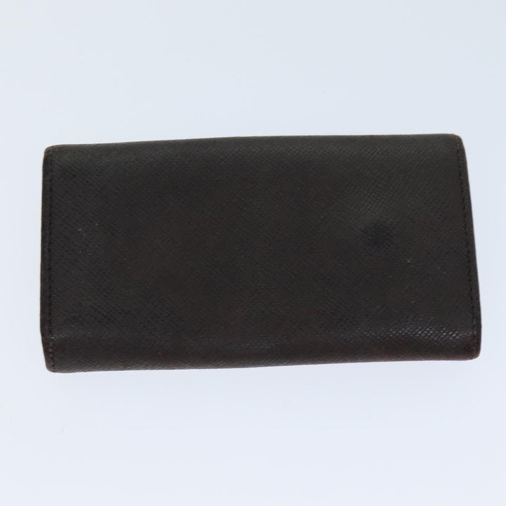 Burberry Coin Purse Billfold Canvas Leather 5Set Beige Black Auth bs15090