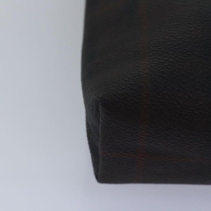 Burberry Nova Check Shoulder Bag PVC Leather Brown Auth bs15130