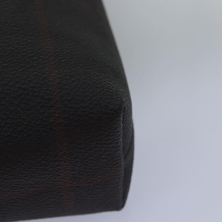 Burberry Nova Check Shoulder Bag PVC Leather Brown Auth bs15130