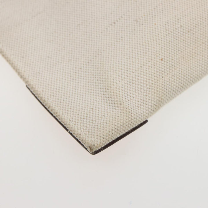 Top Quality Balenciaga Clutch Bag Canvas Beige 419994 Auth bs15134