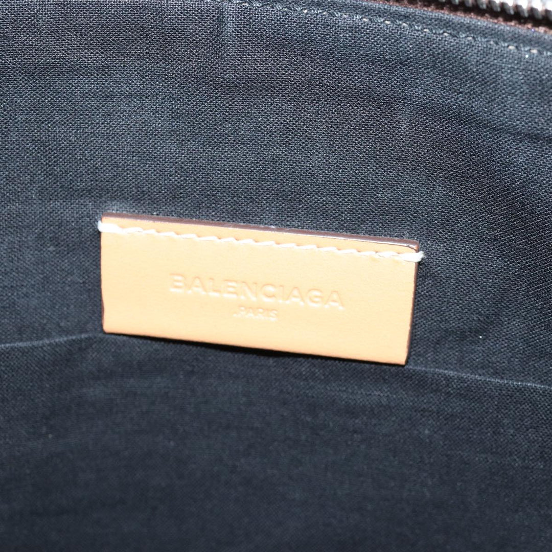 Top Quality Balenciaga Clutch Bag Canvas Beige 419994 Auth bs15134