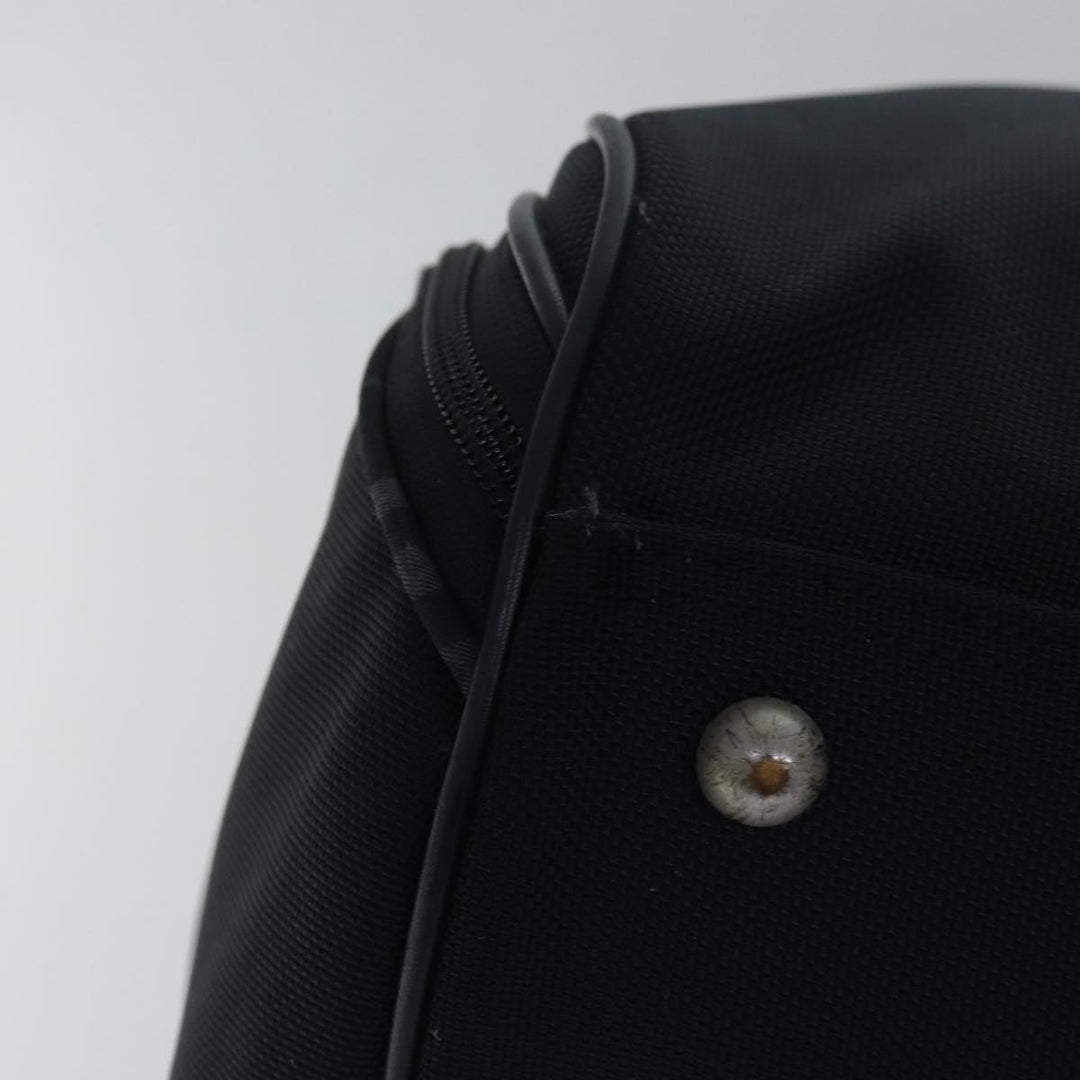 Burberry Boston Bag Canvas Black Auth bs15247
