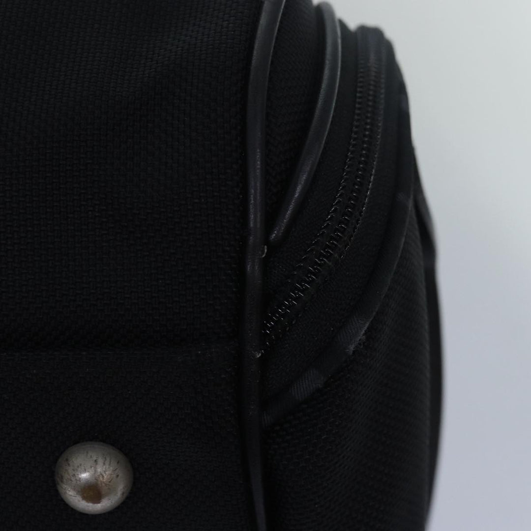 Burberry Boston Bag Canvas Black Auth bs15247