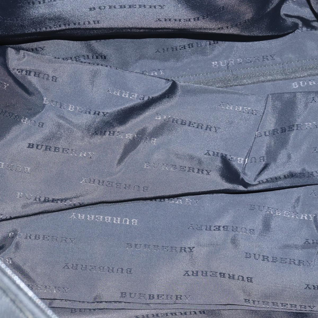 Burberry Boston Bag Canvas Black Auth bs15247