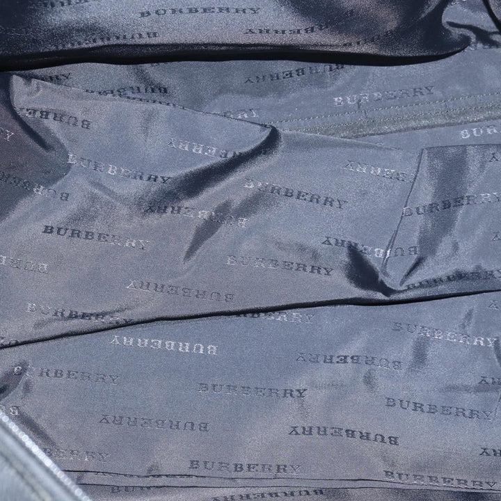 Burberry Boston Bag Canvas Black Auth bs15247