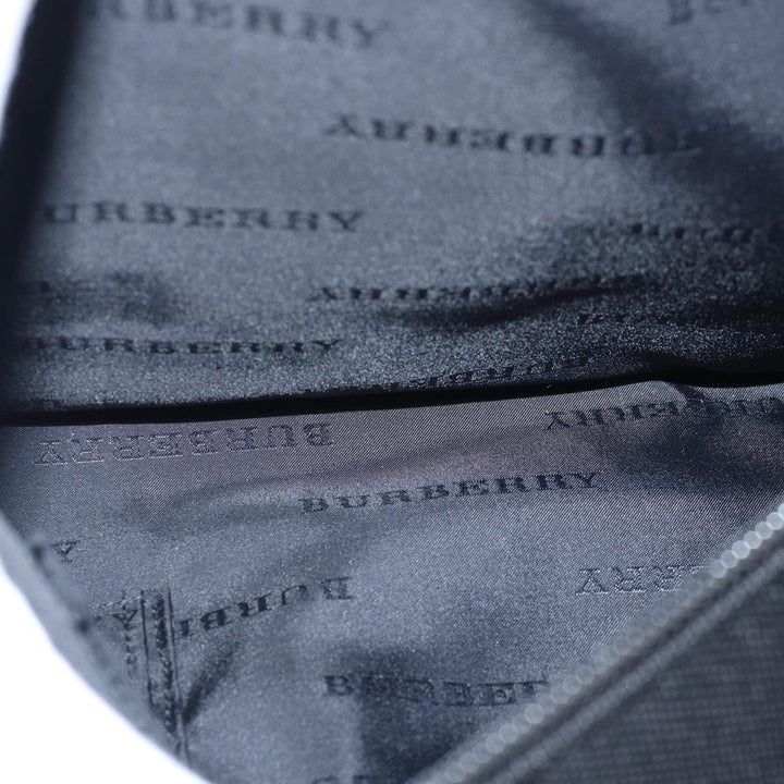 Burberry Boston Bag Canvas Black Auth bs15247