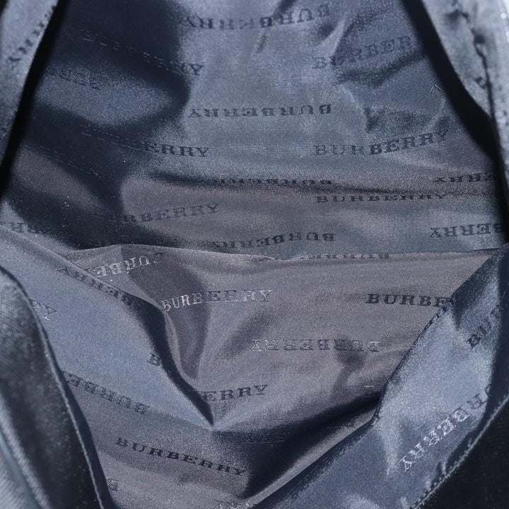 Burberry Boston Bag Canvas Black Auth bs15247
