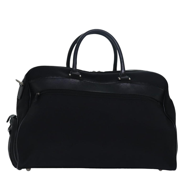 Burberry Boston Bag Canvas Black Auth bs15247