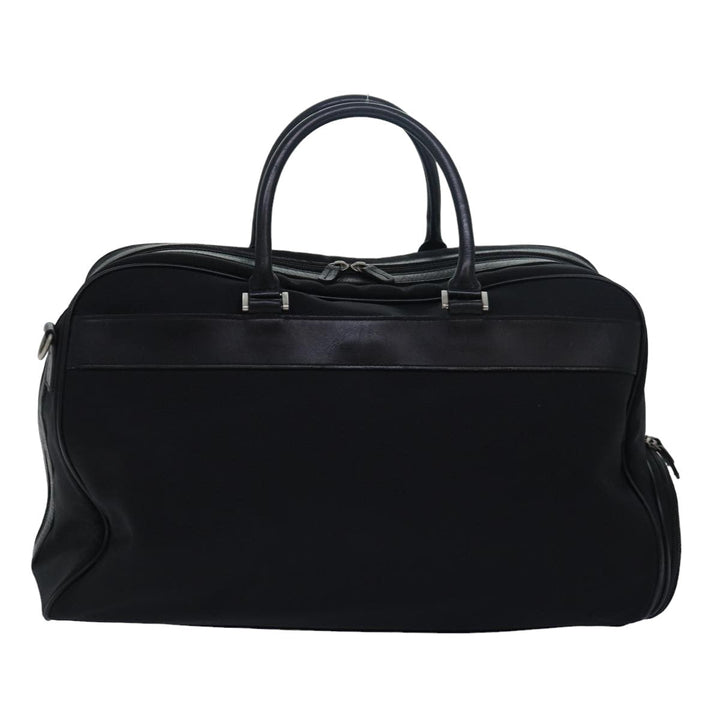 Burberry Boston Bag Canvas Black Auth bs15247