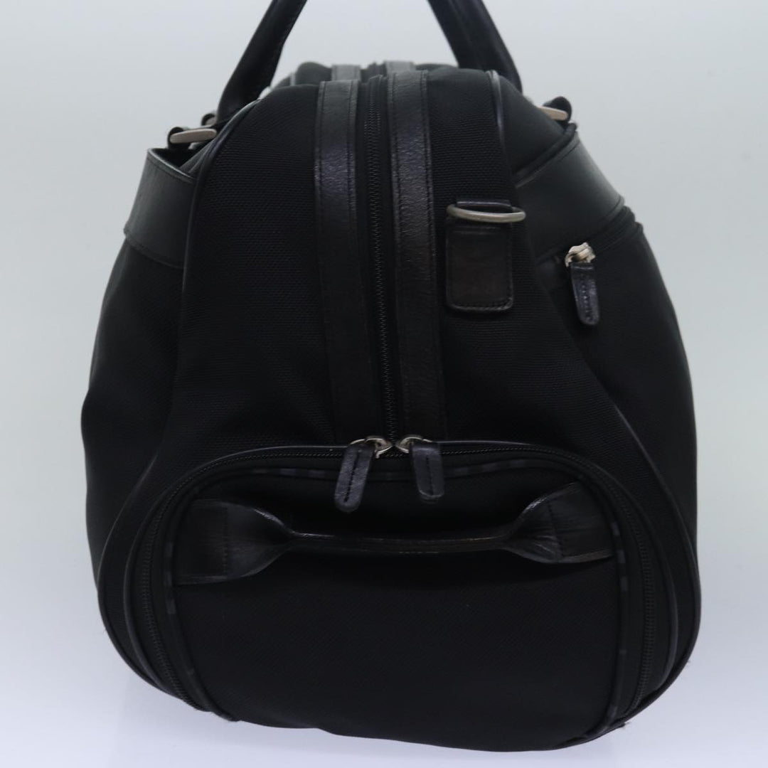 Burberry Boston Bag Canvas Black Auth bs15247