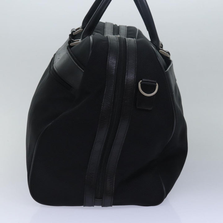 Burberry Boston Bag Canvas Black Auth bs15247