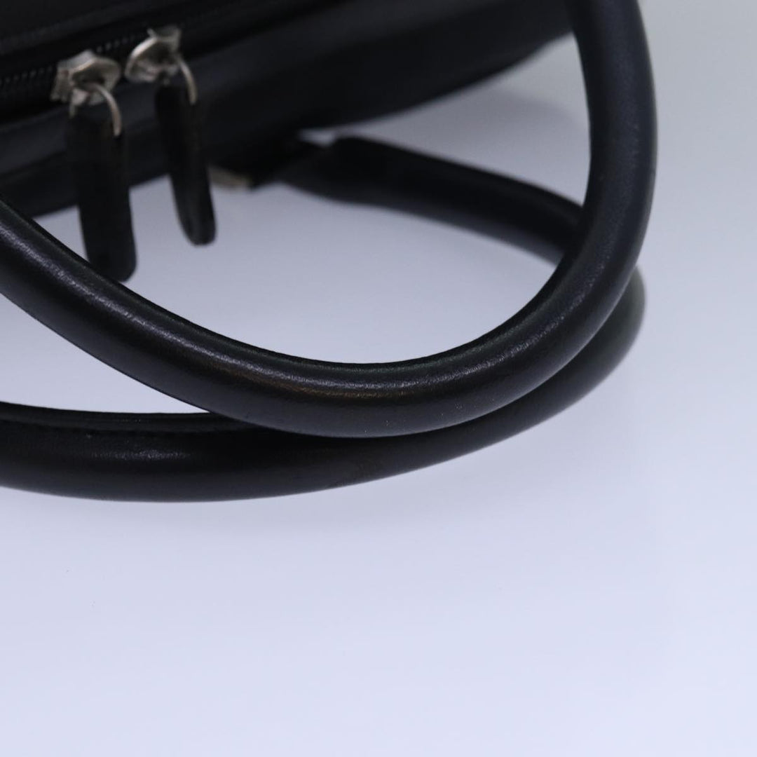 Burberry Boston Bag Canvas Black Auth bs15247